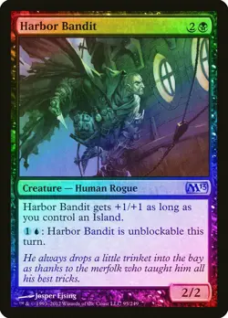 Harbor Bandit FOIL Magic 2013 / M13 NM Black Uncommon MAGIC MTG CARD ABUGames - Image 1