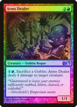 Arms Dealer FOIL Magic 2013 / M13 NM Red Uncommon MAGIC MTG CARD ABUGames - Image 1