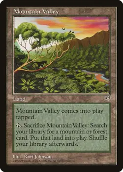 Mountain Valley Mirage NM Land Uncommon MAGIC THE GATHERING MTG CARD ABUGames - Image 1