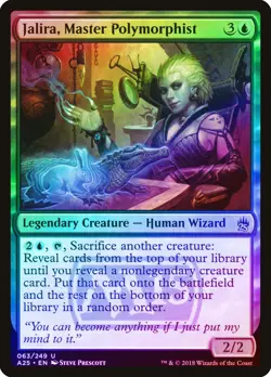 Jalira, Master Polymorphist FOIL Masters 25 NM Blue Uncommon MTG CARD ABUGames - Image 1