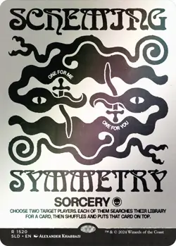 Scheming Symmetry (Rainbow Foil) [SLD - 1520] - NM TCG MTG - Image 1