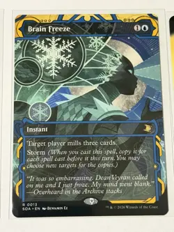 Brain Freeze Borderless Secrets of Strixhaven Mystical Archive 13 - Image 1