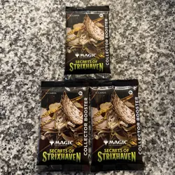 3x Secrets of Strixhaven Collector Booster Packs Magic The Gathering Mtg Sealed - Image 2