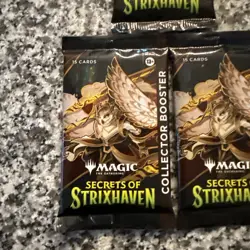 3x Secrets of Strixhaven Collector Booster Packs Magic The Gathering Mtg Sealed - Image 5