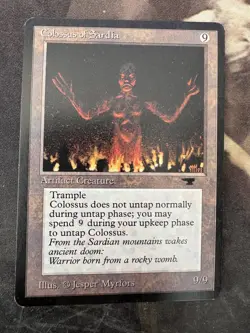 *** ANTIQUITIES Colossus of Sardia *** NM-Mint Beauty! - DUTYFREE - MtG Magic - Image 1