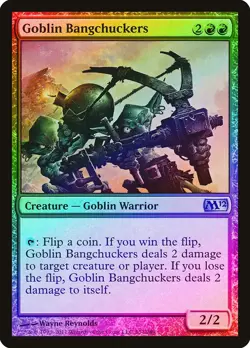 Goblin Bangchuckers FOIL Magic 2012 / M12 NM Red Uncommon MAGIC CARD ABUGames - Image 1