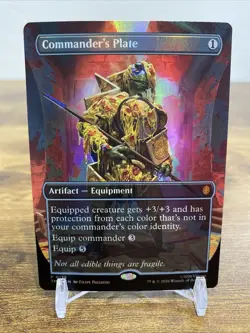 Commander's Plate (Borderless) Commander: Teenage Mutant Ninja Turtles Foil - Image 1