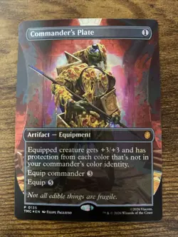 Commander's Plate (Borderless) Commander: Teenage Mutant Ninja Turtles Foil - Image 2
