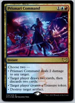 Prismari Command Foil R Strixhaven: School of Mages 214 NM - Image 1