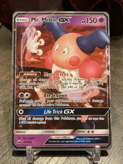 Mr. Mime GX Ultra Rare SM - Celestial Storm 56/168 LP Pokemon TCG - Image 1