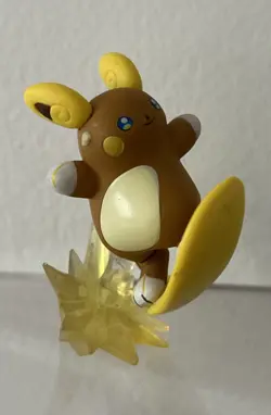 Pokemon Alolan Raichu Figure From Figure Collection Box 2 - 2” - Image 1