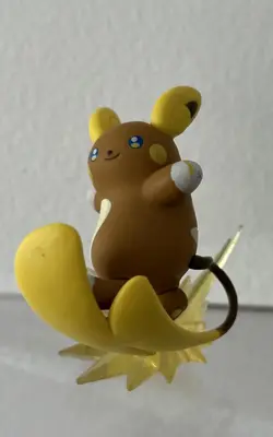 Pokemon Alolan Raichu Figure From Figure Collection Box 2 - 2” - Image 2
