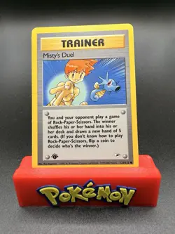 Misty's Duel 123/132 Gym Heroes-1st Edition Regular Pokemon TCG - LP - Image 1