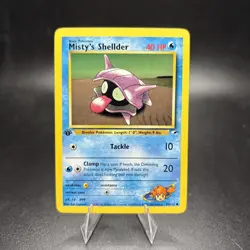 Pokemon 1st Edition Gym Heroes Vintage Misty’s Shellder 89/132 NM -j - Image 1