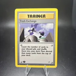 1st Edition Trash Exchange 126/132 - Gym Heroes - Trainer - Pokemon - NM -j - Image 1