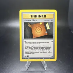 Pokemon TCG - Narrow Gym 124/132 Gym Heroes Regular 1st Edition - NM -j - Image 1