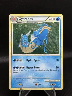 Pokemon Gyarados 7/95 Call of Legends Holo Rare 130 HP Hydro Splash Hyper Beam - Image 1