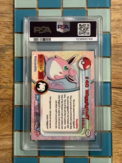 GRADED PSA 8 1999 TOPPS Pokemon T.V. WigglyTuff #40 - Image 2