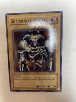 1996 Yu-Gi- Oh Summon Skull Sample Promo Card Rare SSP NM - Image 1