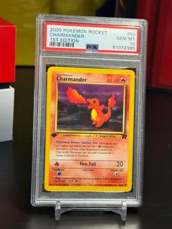 2000 pokemon rocket charmander 1st edition PSA 10 - Image 2