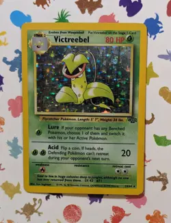 Pokemon TCG Victreebel 14/64 Holo Jungle English 1999 WOTC Unlimited - Image 1