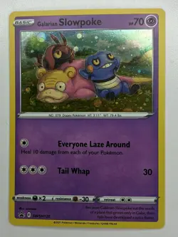 Pokemon TCG Pokemon Galarian Slowpoke Promo Holo - Image 1