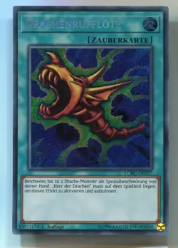 Yu-Gi-Oh! Drachenrufflote Secret Rare LCKC-DE027 - Image 1