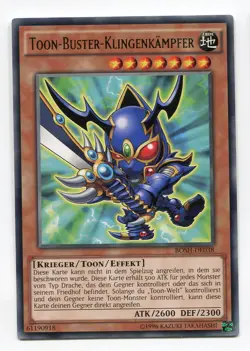 Yu-Gi-Oh! Toon Buster Klingenkampfer Rare BOSH-DE038 - Image 1