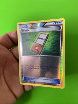 Pokedex 98/114 Black & White Reverse Holo Pokemon Card LP+ - Image 3