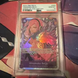 PSA 10 Vinsmoke Reiju OP06-069 SR English - One Piece Card Game - Image 1