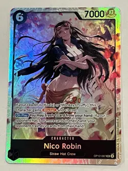 Nico Robin SR OP12-087 Card Legacy of the Master - Image 1