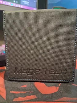 Luxurious MTG Commander Card Deck Box - 100-Sleeve Capacity in Enigma Black/Blue - Image 2