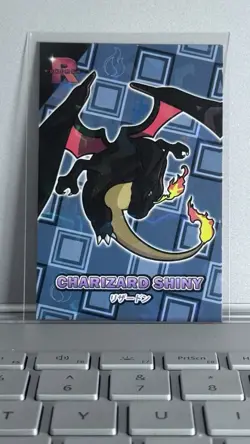 Shiny Charizard #1 Cracked Ice Holo Pokemon Card Database Team Rocket Peru - Image 1