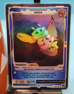 GamerSupps - VCARD Awakened Worlds - Holo Koga (Yuzu) - Mascot VTuber Card - Image 2