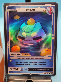 GamerSupps - VCARD Awakened Worlds - Holo Onifan (Akumi) - Mascot VTuber Card - Image 2