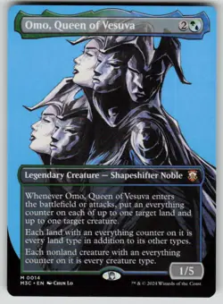 Omo, Queen of Vesuva (Borderless) Mythic Commander: Modern Horizons 3 14 MTG NM - Image 1