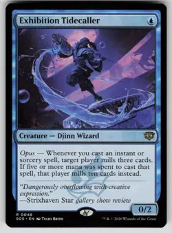 Exhibition Tidecaller Rare Secrets of Strixhaven 48 MTG Near Mint 2026 - Image 1