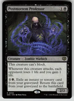 Postmortem Professor Rare Secrets of Strixhaven 93 MTG Near Mint 2026 - Image 1