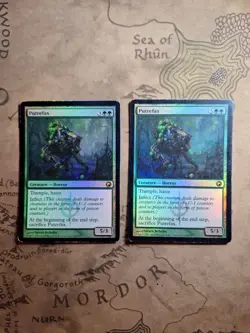 2X MTG Magic The Gathering Putrefax Card Scars of Mirrodin Holo Foil Rare MP - Image 1