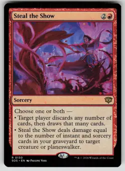 Steal the Show Rare Secrets of Strixhaven 130 MTG Near Mint 2026 - Image 1