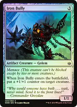 Iron Bully FOIL War of the Spark NM Artifact Common MAGIC MTG CARD ABUGames - Image 1