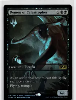 Demon of Catastrophes P Game Day & Store Championship Promos 91 NM - Image 1