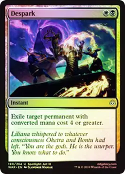 Despark FOIL War of the Spark NM White Black Uncommon MAGIC MTG CARD ABUGames - Image 1
