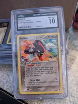 (POP 22) CGC 10 GEM MINT Pokemon Ledian 18/101 EX Dragon Frontiers Card Delta - Image 2