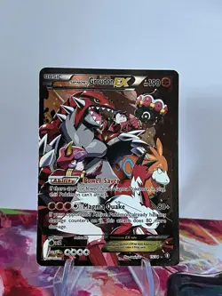 Pokemon TCG Team Magma's Groudon EX 15/34 Holo Full Art Rare Card Double Crisis - Image 1