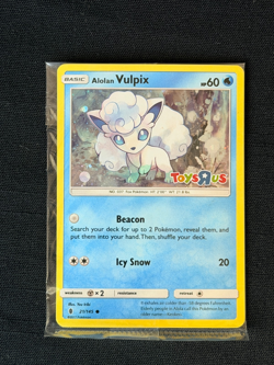 Pokemon TCG Alolan Vulpix 21/145 Holo Toys R Us Promo NM Stamped New Sealed - Image 1
