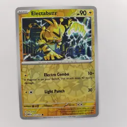 Electabuzz Reverse Holo NM 125/165 Scarlet & Violet 151 Pokemon Card - Image 1