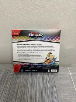 Pokemon Prismatic Evolutions Poster Collection Sealed UMBREONU SYLVEONU LEAFEONU - Image 2