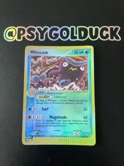 Pokemon EX Dragon - Whiscash 48/97 Reverse Holo Lp - Image 1