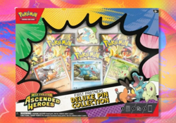 Pokemon Ascended Heroes First Partner Deluxe Pin Collection Sealed New - Image 1